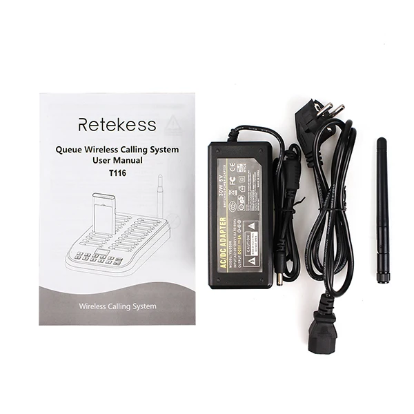Retekess T116 Беспроводная система подкачки для ресторана пейджер поддержка 999 пейджер система очереди для официанта обслуживание клиентов для кофейни