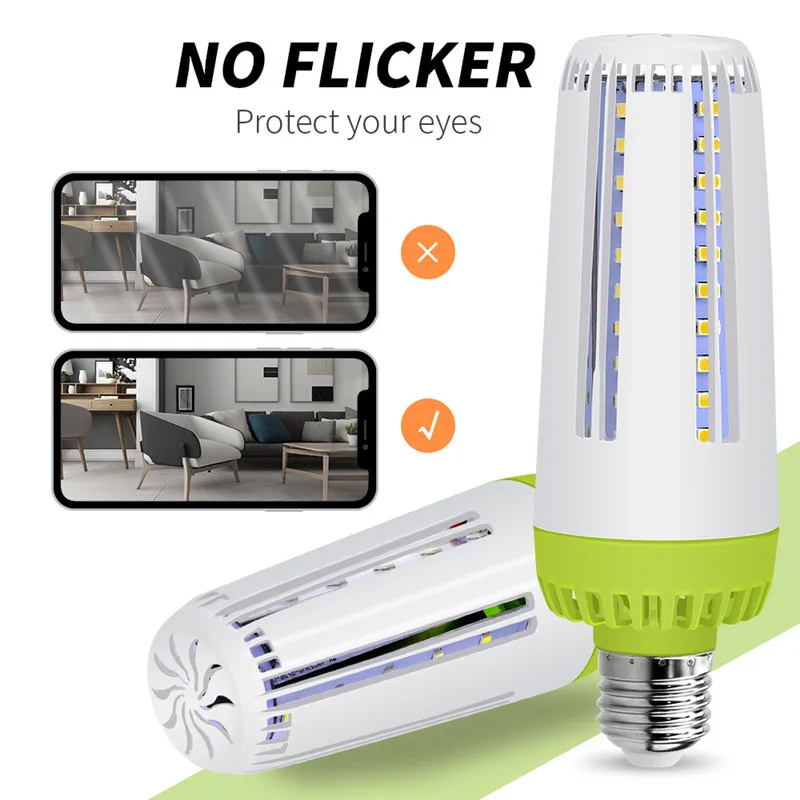 E27 светодиодная лампа вентилятор кукурузный свет Высокая мощность 20 Вт лампочка
