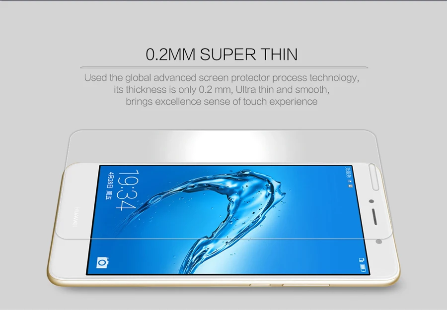 Nillkin удивительный н + pro 0.2 мм против взрывов 9 9н 2.5d закаленное стекло для huawei enjoy 7