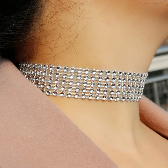 Женский ошейник в стиле панк колье чокер европейском и американском массивное