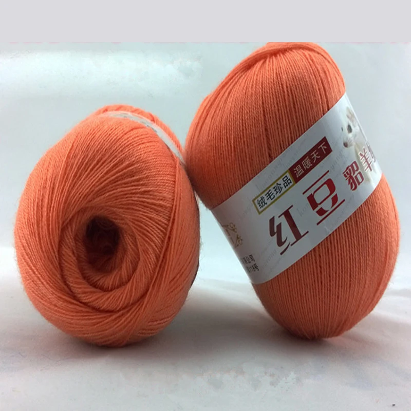 10 шт./Лот тонкая пряжа для ручного вязания крючком вязание шерсть 35% кашемир