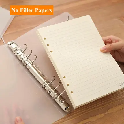 DIY спираль Тетрадь крышка A5 записная книжка с кольцевым механизмом A6 прозрачныая