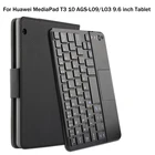 Чехол для Huawei MediaPad T3 10 AGS-L09L03 9,6 дюймов планшет магнитно съемный ABS Bluetooth чехол для клавиатуры