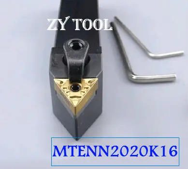 

MTENN2020K16 Turning Tool Holder,CNC tool holder, External turning tools,M Clapming Type Lathe cutting tool for TNMG1604 Insert