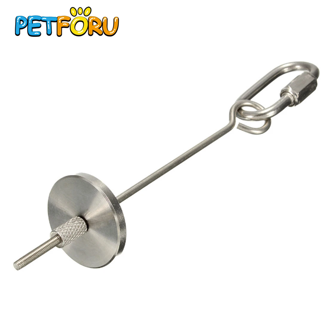 Петфору 12 см кормушка для фруктов из нержавеющей стали с попугаем и птицей