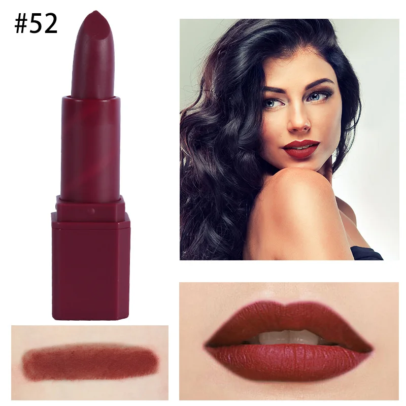 Miss Rose Профессиональный матовый Макияж для губ защита от поцелуев губная помада