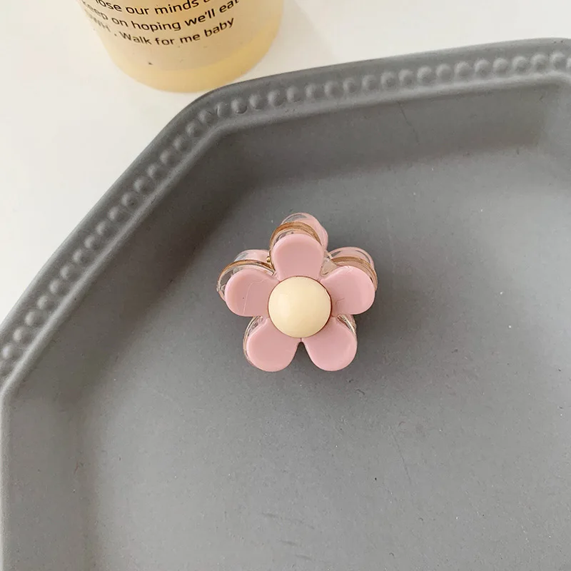 1 шт. Модные женские элегантные акриловые Цветочные заколки для волос простые