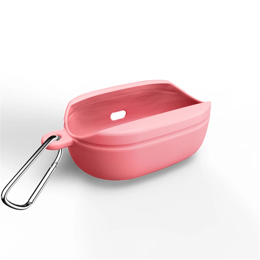 Pink Для Xiao mi Red mi Airdots чехол Защитный чехол для mi Airdots для Red mi Air dots Силиконовый чехол Bluetooth Наушники Аксессуары - Цвет: Pink