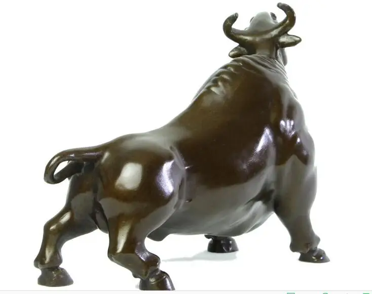 Китайский корова меди ремесел Оптовая таможни украшения мебель для дома медь