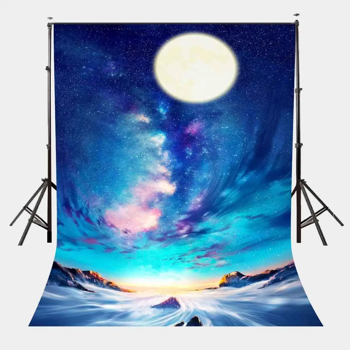 5x7ft фон для фотосъемки Звездный ночной струящаяся речная Фотография реквизит