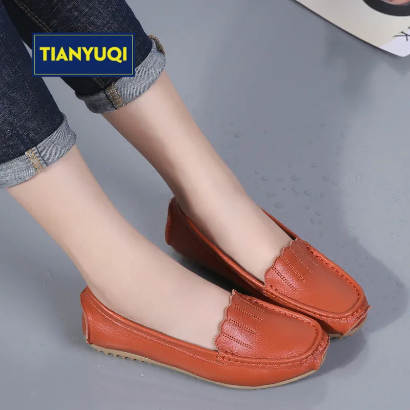 TIANYUQI/женская теплая обувь на плоской подошве в горошек удобная повседневная |