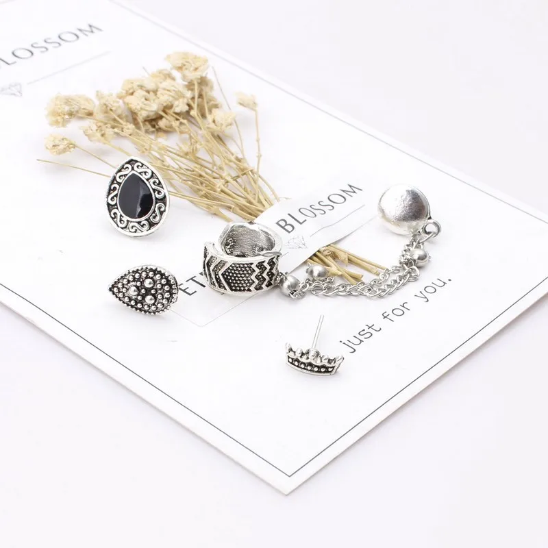 Женский Комплект сережек с кисточками в стиле панк этнический винтажный