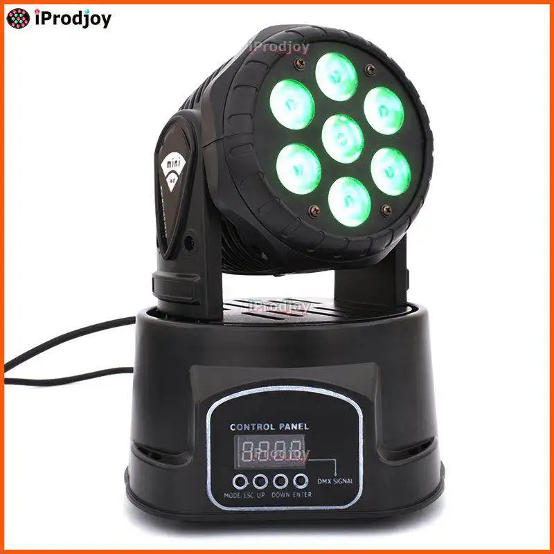 7X12W Moving Head Wash Led мини музыкальный звук свет для сцены Рождественская вечеринка