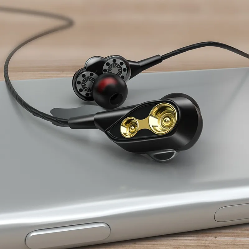 Универсальный портативный в ухо спортивный Практичный Прочный проводной с