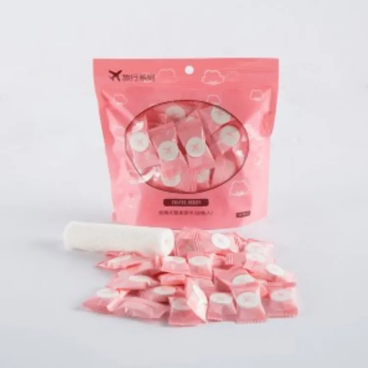 100 шт. Портативный многоцелевой туризма одноразового сжатого Полотенца