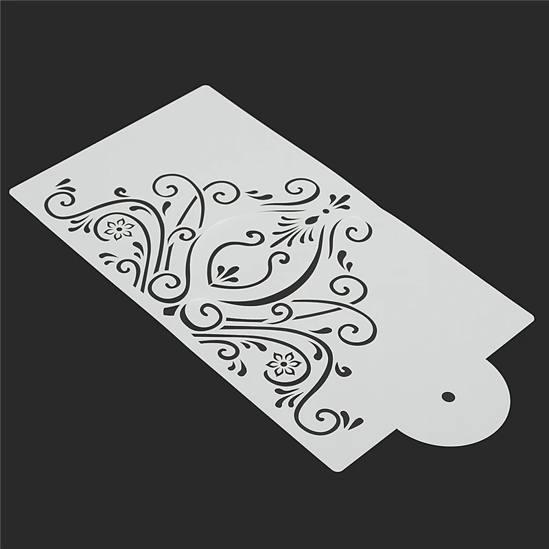Aomily DIY 4 шт./компл. набор кружевных трафаретов для торта украшения инструмент