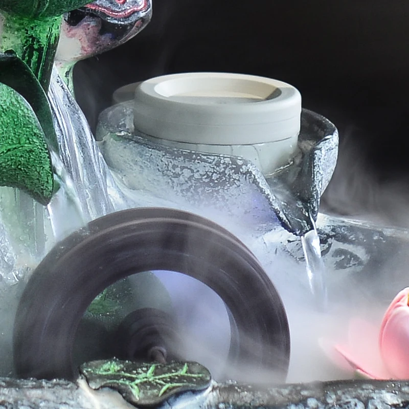 110 В-220 в фонтан для воды из натуральной смолы фэн шуй колесо хрустальный шар