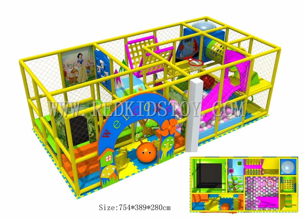 Экспортируется в США нетоксичное оборудование для комнатных игр школы 20 лет от