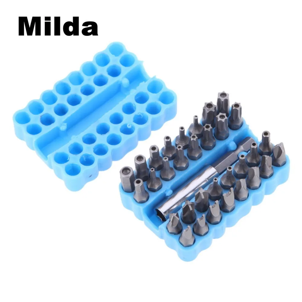 Milda 33 шт. Торк звездообразная Шестигранная звезда ключ три крыла электрическая