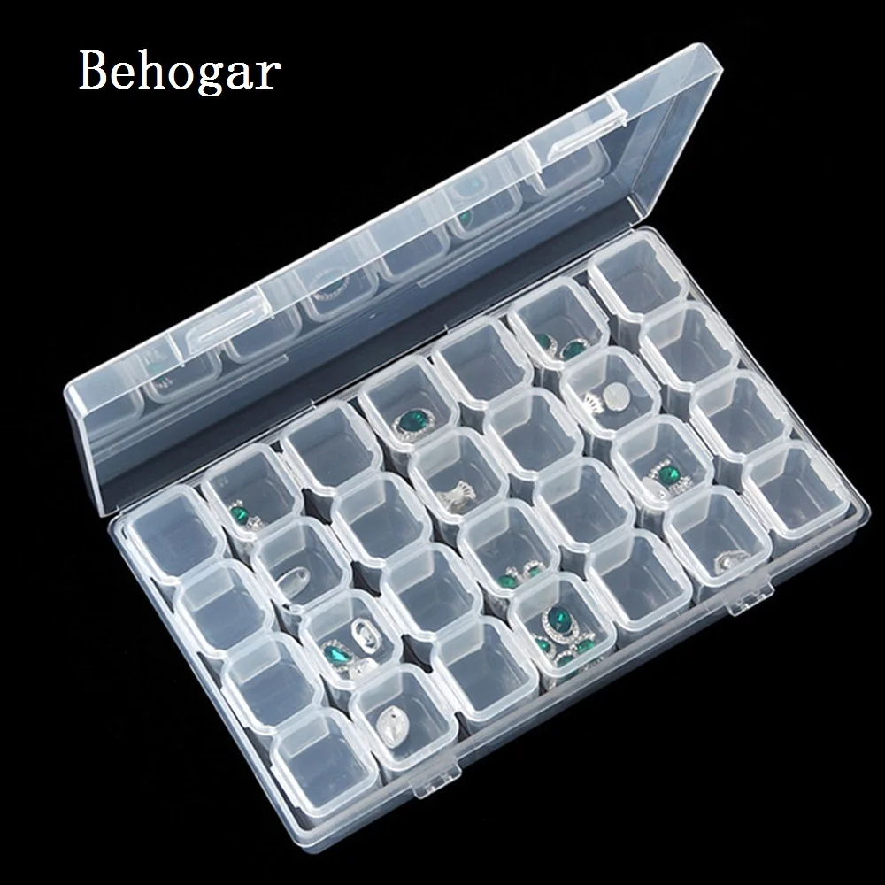 Behogar 28 сетка 11*17 см Чехлы Коробки составляют контейнер для хранения макияжа
