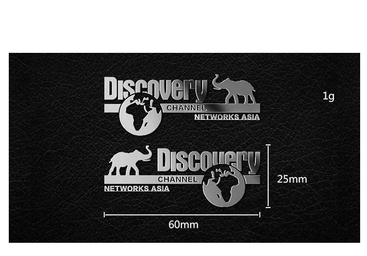 Металлическая наклейка значок Discovery для 1/10 Rc Crawler Car Defender Traxxas Bronco Axial Scx10 90046 Wrangler D90