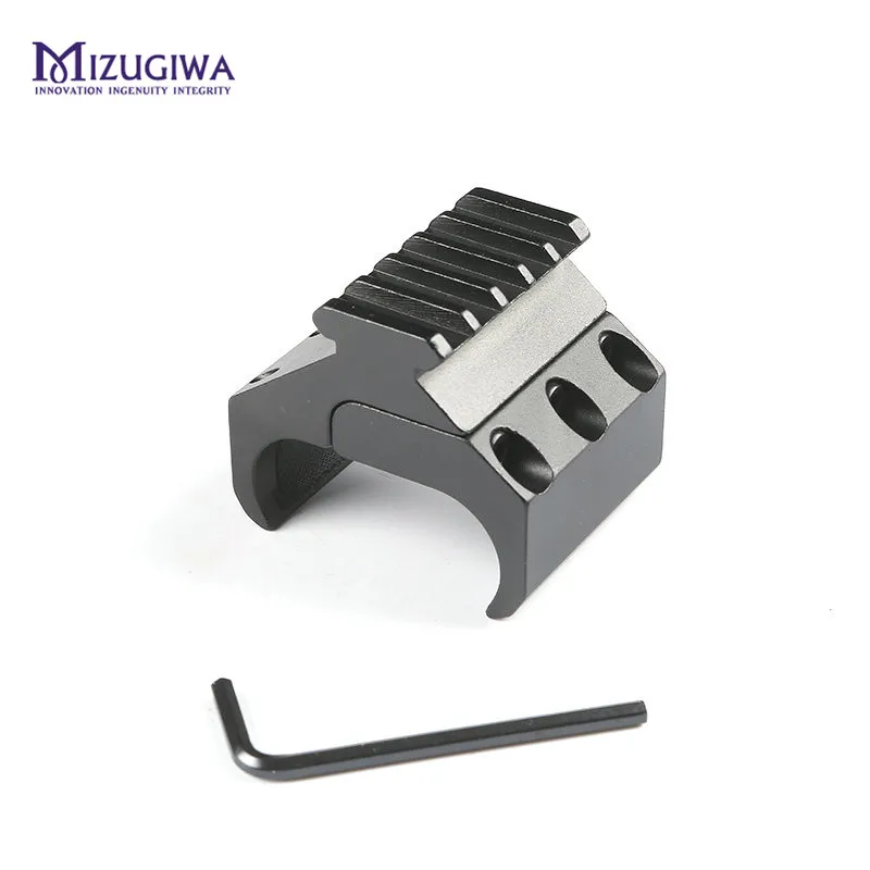 Tactical Hunting Swivel Converter 20mm Weaver Picatinny Adapter Rail Bipod Flashlight Mount Laser Sight for Double Tube Rifle | Спорт и