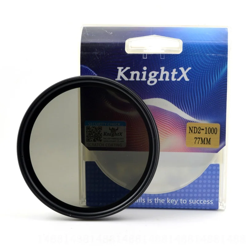 KnightX FLD UV CPL MC Star nd светофильтр для линз для SONY NIKON CANON 700D 100D d3300 камера DSLR 52 мм 58 мм 67 мм 77 мм d5200 d5300 - Цвет: ND2-ND1000