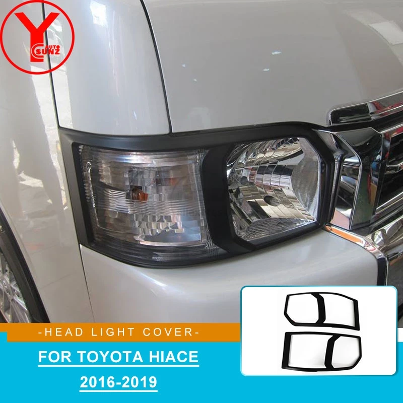 YCSUNZ для toyota hiace черный Задний фонарь абажур для лампы с металлическим каркаксом ABS автозапчасти и аксессуары для микроавтобус toyota hiace аксессуары