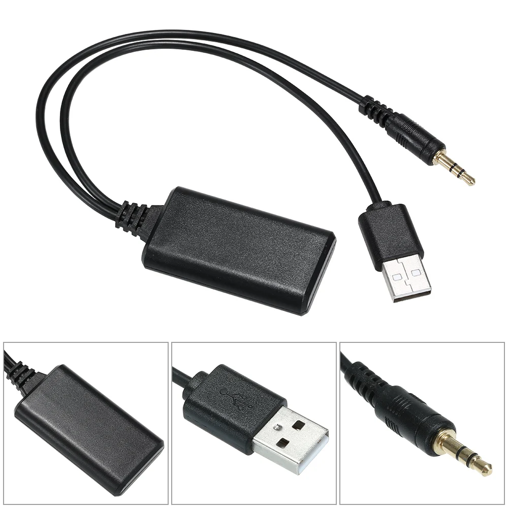 Универсальный Aux аудио кабель адаптер 3 5 мм USB 4 1 беспроводной стерео музыкальный