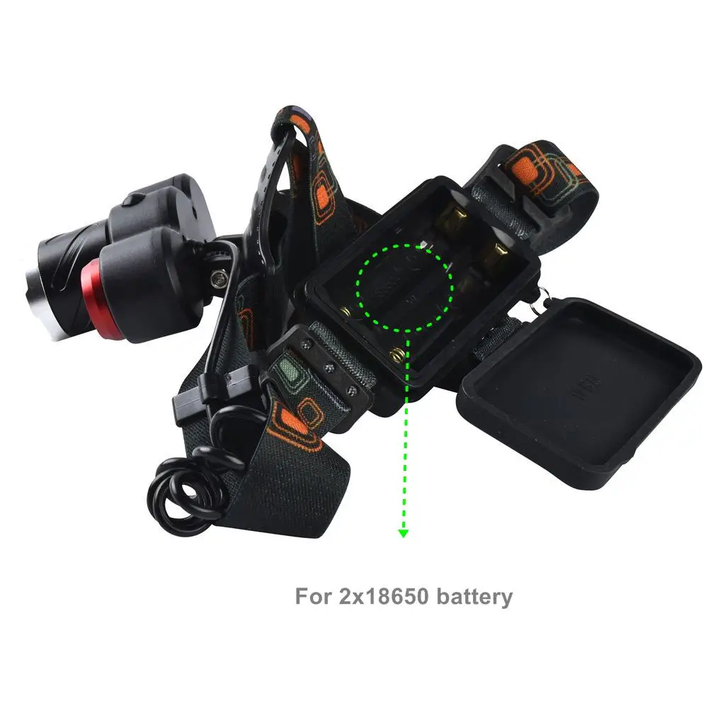 AloneFire HP93 T6 Zoomable headlamp zoom camping light led Rechargeable Headlamp CREE XM-L + 2*LTS 6000 Lumens Flashlight | Лампы и