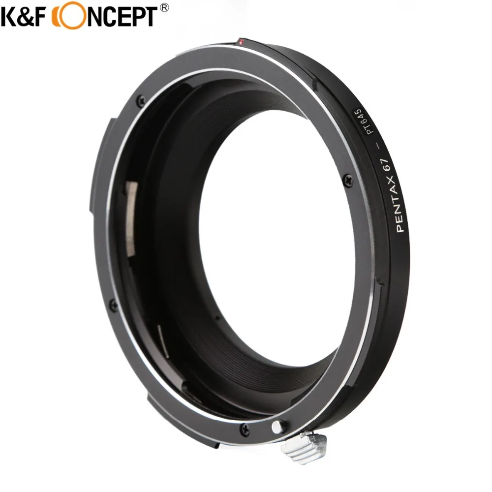 K& F концепция для Pentax67-Pentax645 объектива камеры переходное кольцо для объектива Pentax67 для Pentax 645D, 645N, 645 корпус камеры