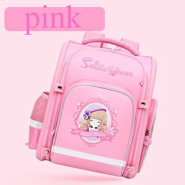 pink Новые ортопедические школьные сумки для девочек с рисунком из мультфильма, рюкзаки для девочек, водонепроницаемые школьные сумки из ЭВА, Студенческая сумка, Mochila Infantil - Цвет: pink