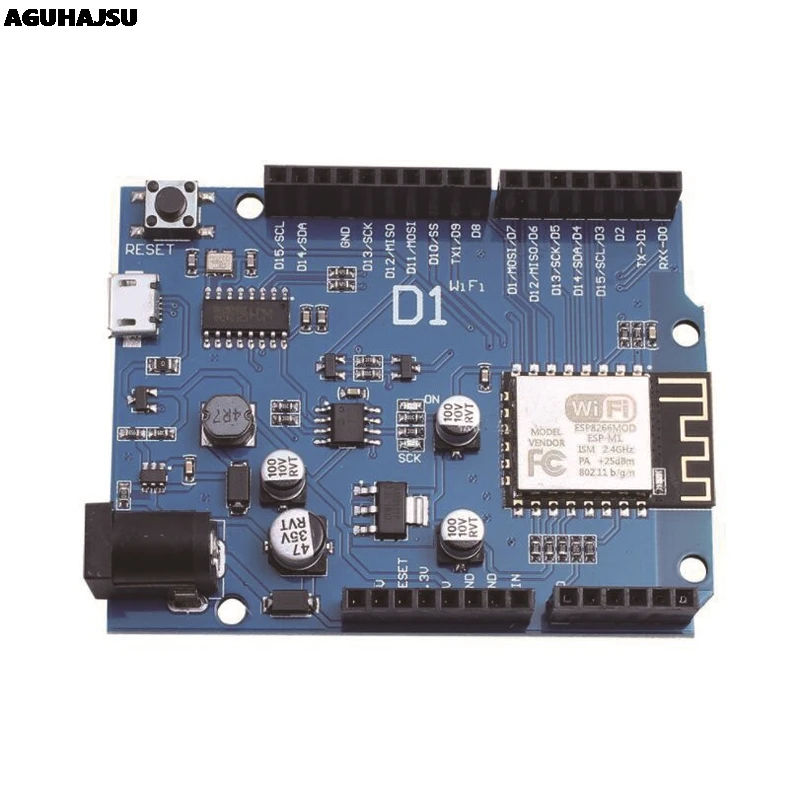 Умная электроника Φ WeMos D1 WiFi uno на основе ESP8266 экран для arduino ESP-12F | Электронные