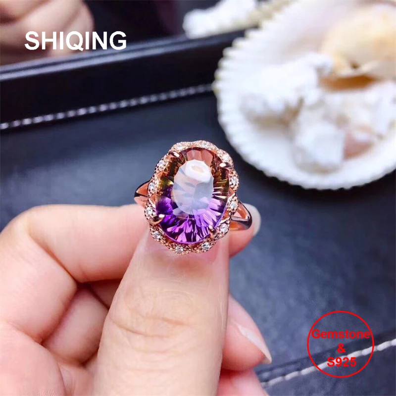 

Женское Винтажное кольцо SHIQING, изысканное роскошное кольцо с природным цветочным орнаментом