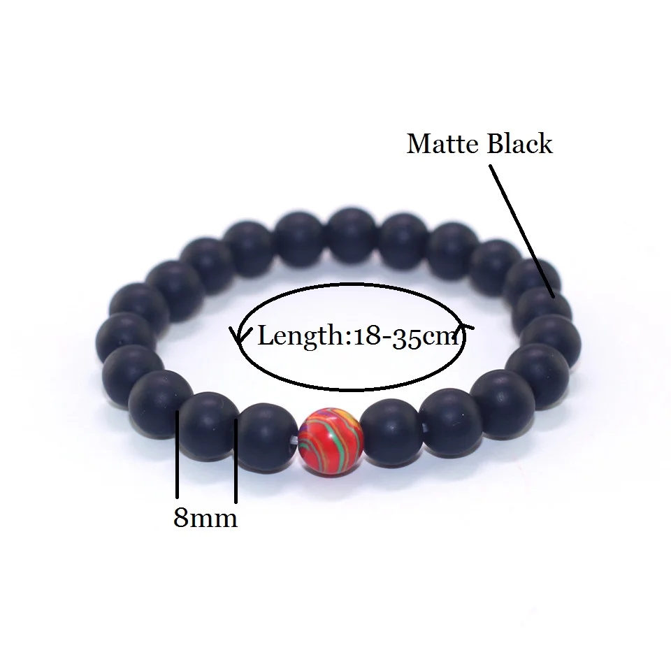 2019 модный простой стиль красочные мужские и женские браслеты из бисера Новый