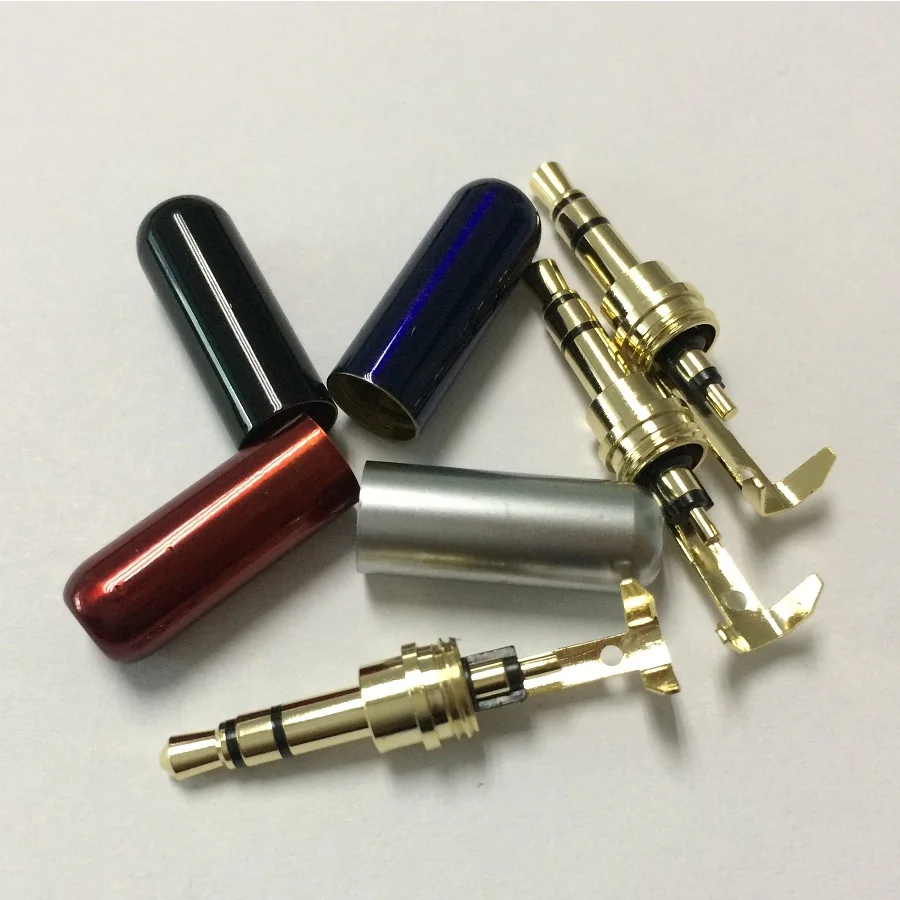 10 шт. 3 полюса Jack 5 RCA разъем аудио мм стерео гарнитура двойной трек для наушников с