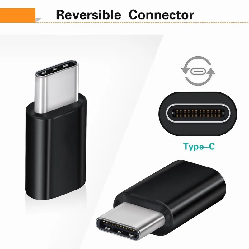 3 шт Portefeuille type C к Micro USB адаптер мужчин и женщин для samsung Galaxy S8 Plus Nexus 6P 5X LG G5 V20 Google Pixel
