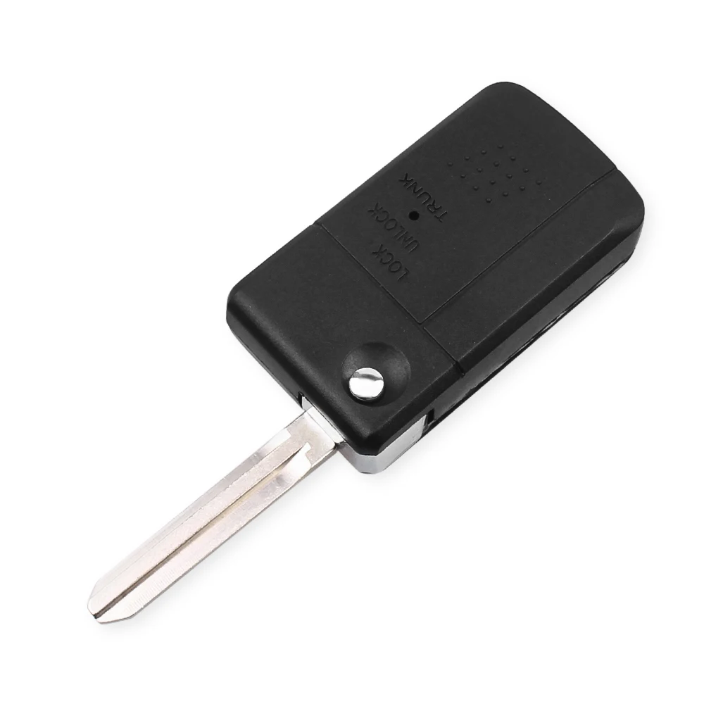 KEYYOU сбоку 2 кнопки модифицированный флип TOY43 корпус автомобильного ключа