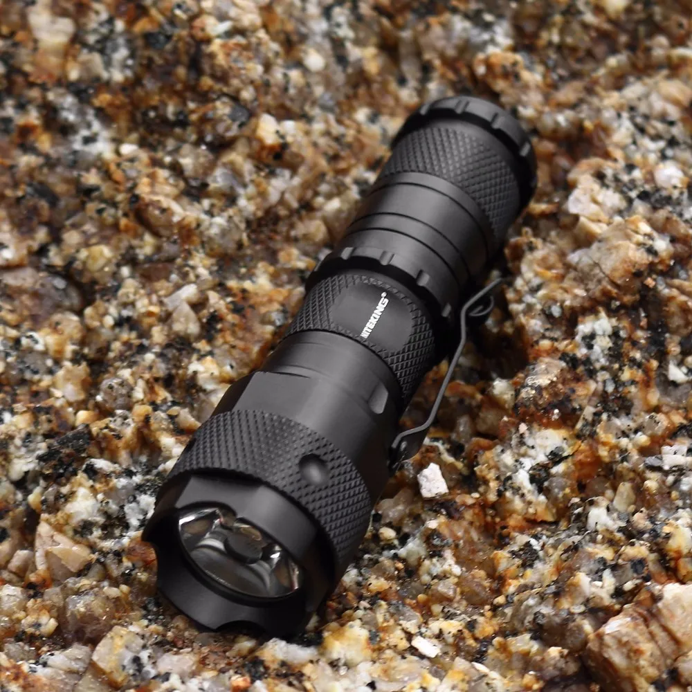 NITEKING N10 Cree XPE Q5 светодиодный вспышка светильник тактический фонарь светильник для 1 x CR123 батарея, 1x16340 или 1x14500