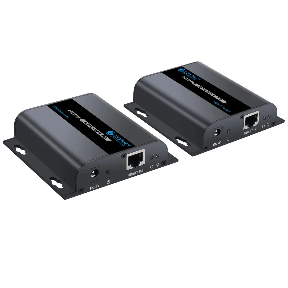 Neoteck 1080P 120 м HDMI удлинитель поддержка маршрутизатор и коммутатор по RJ45 Cat5/Cat5e/Cat6 кабель HDbitT Ethernet Сетевой удлинитель