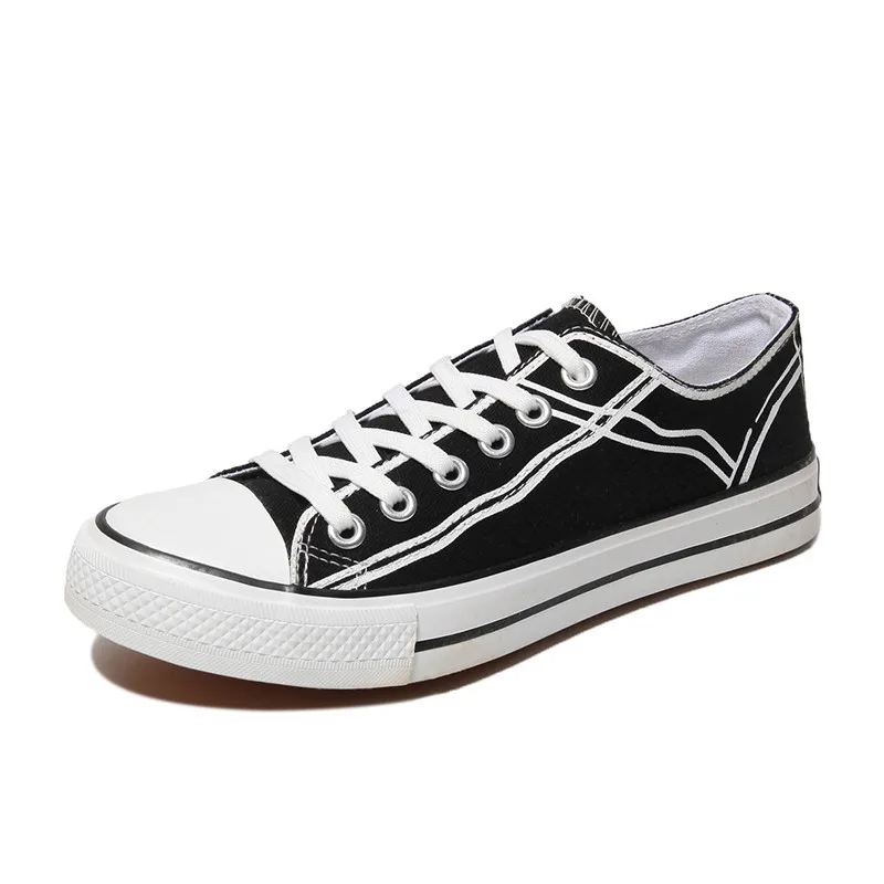 Новинка 2019 года сезон весна Мужская парусиновая обувь воздухопроницаемая Модная