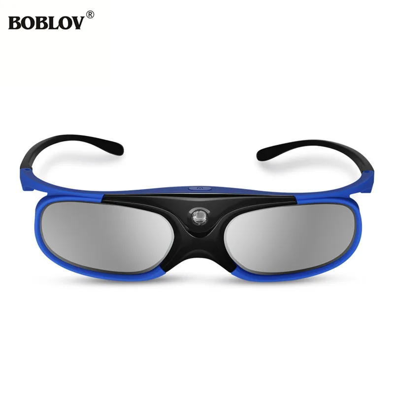 BOBLOV JX 30 3D активные затворы очки DLP Link 96 Гц/144 Гц USB перезаряжаемые домашний