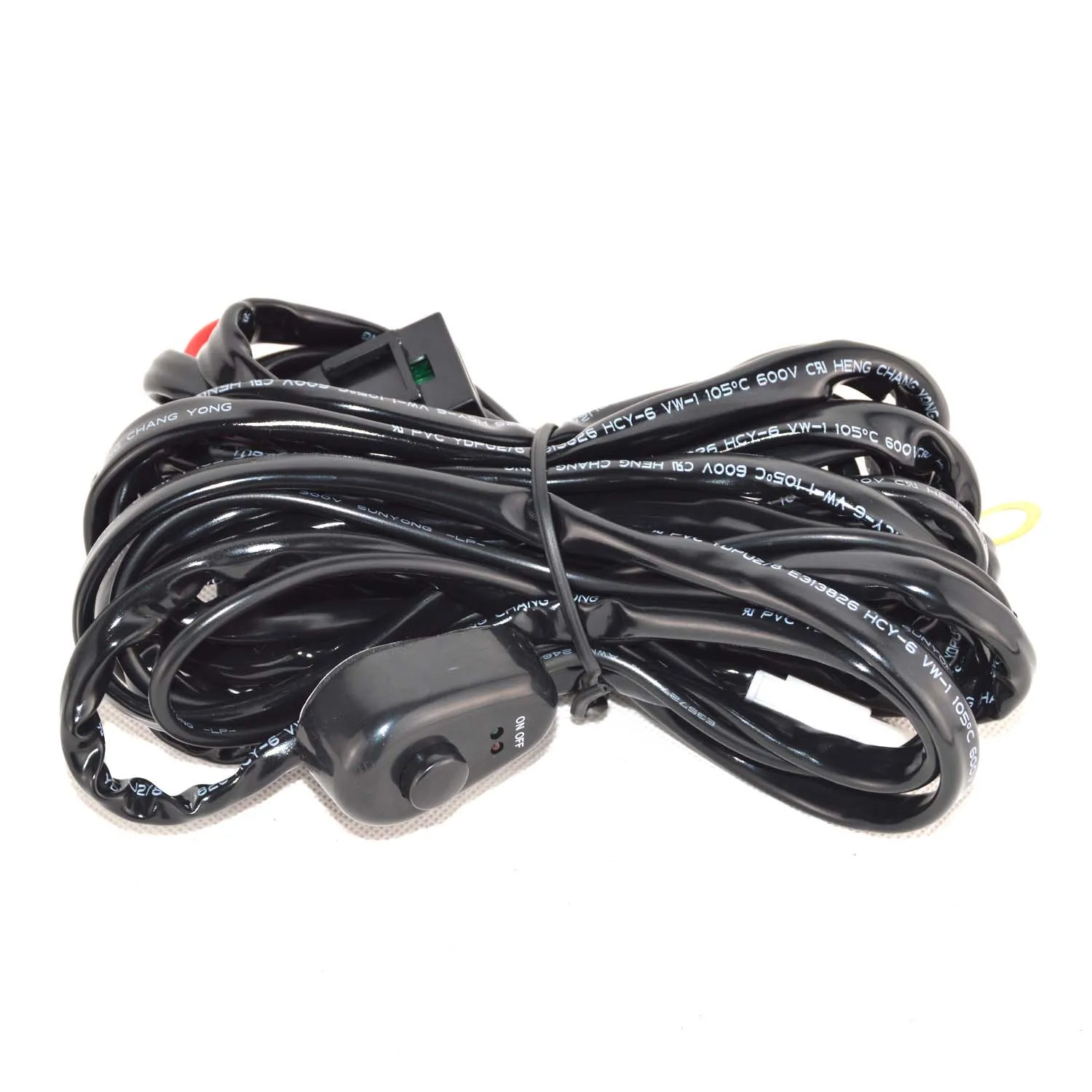 Wire kit 4 7 12 17 20 28 36-44 дюйма внедорожный светодиодный бар головной светильник бар комбинированный луч для 4x4 УАЗ ATV грузовик внедорожник 12V 24V светодиодный рабочий светильник - Цвет: Wire kit