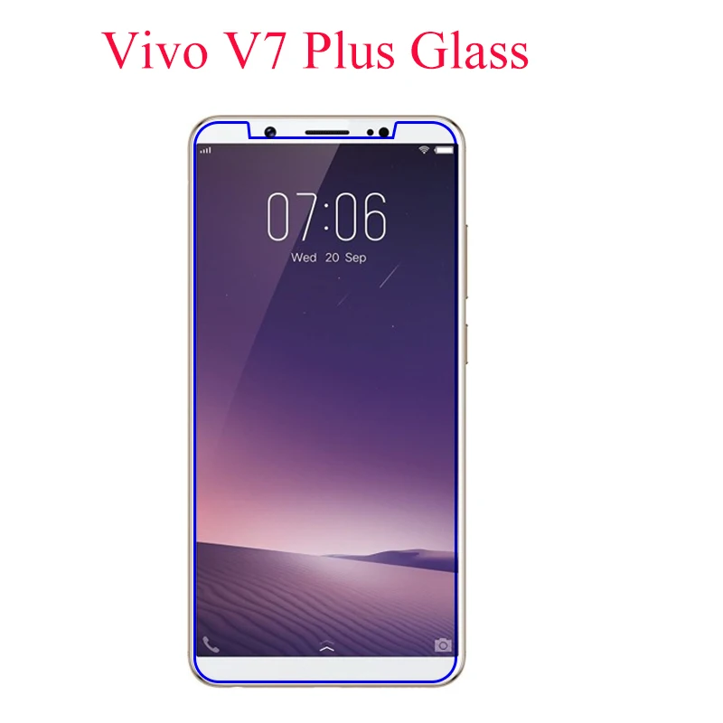 ДЛЯ VIVO V7 Plus закаленное стекло 9H 2.5D Высококачественная защитная пленка
