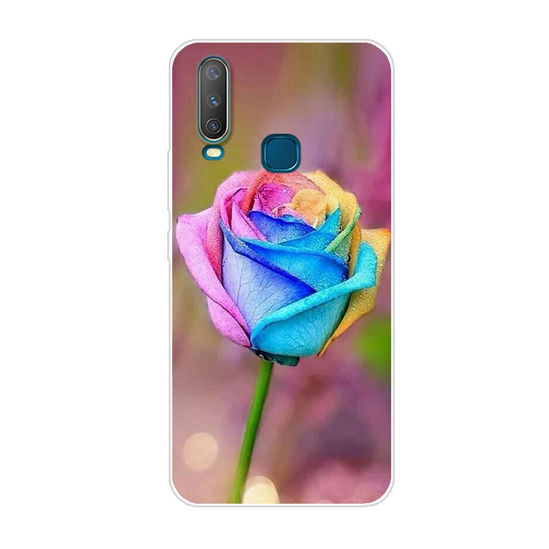 ДЛЯ VIVO Y12 чехол силиконовый чехол для телефона для VIVO Y15 задняя крышка прозрачный мягкий ТПУ для VIVO Y17 Y12 Y 12 15 VIVOY12 VIVOY15 17 чехол