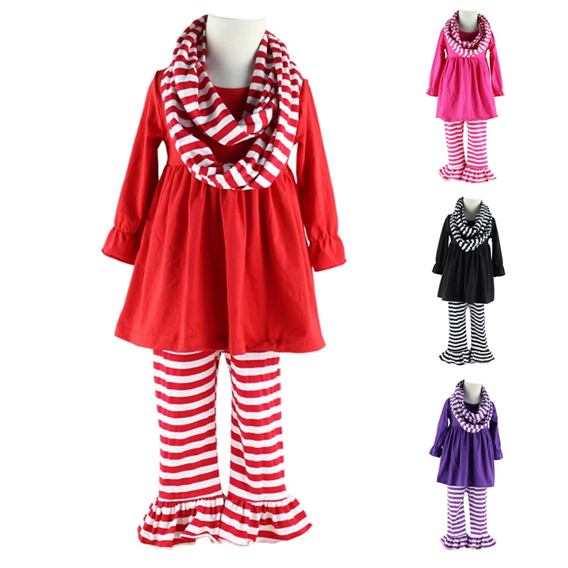 

2019 Real Children Clothing Hot Sale Big Clothing Set,kids Children's Spring Autumn Girl Child Set Pants For 6-12t