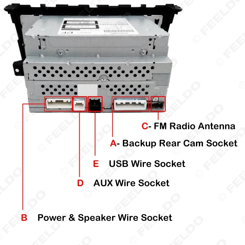 Автомобильный аудио стерео Проводной адаптер FEELDO для Nissan/Teana/X-Trail/Qashqai OEM
