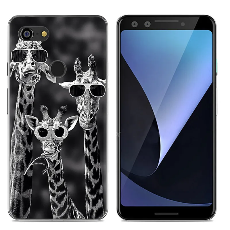 Силиконовый чехол для Google Pixel 3 2 XL из мягкого ТПУ задняя крышка телефона 3XL 2XL Funda