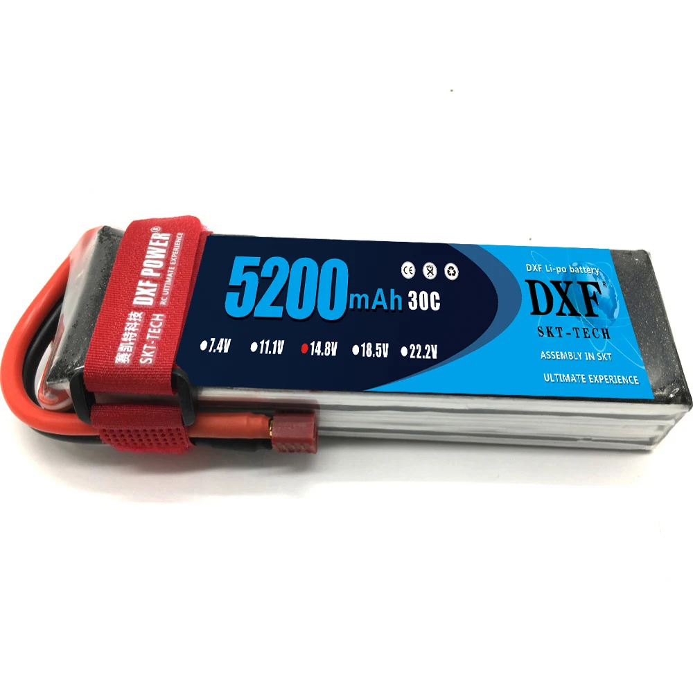 DXF 14 8 v 5200mah 30c T вилка/XT60 вилка для вертолета лодки Quodcopter дистанционного управления