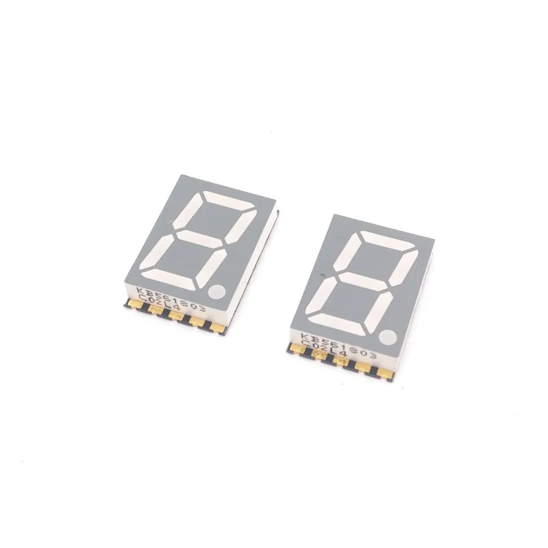 Светодиодный модуль с 1 цифрой желто зеленого цвета SMD 10 шт. светодиодный дисплей 0